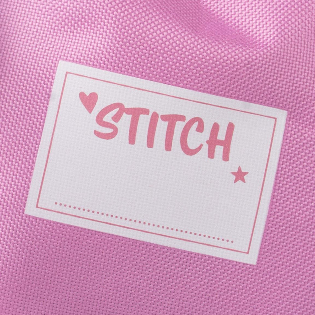 Saquito escolar stitch