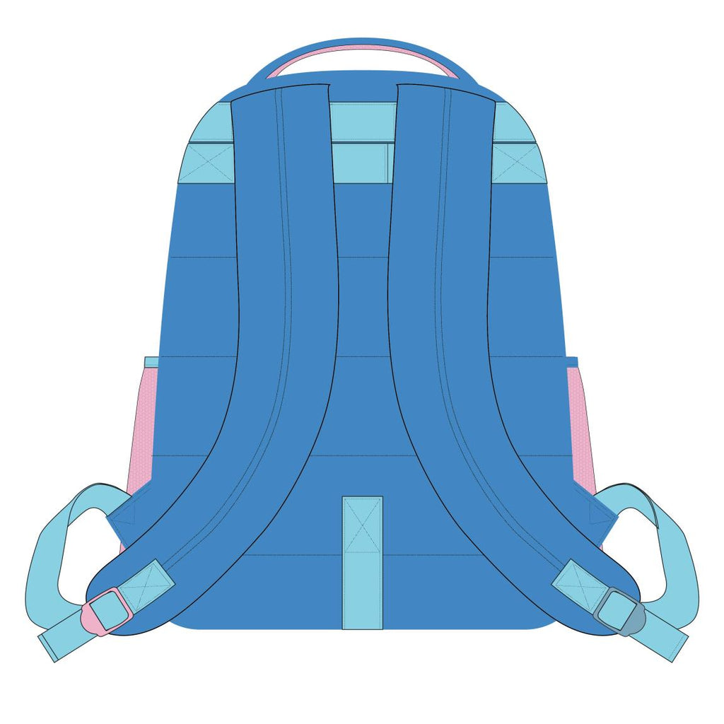 Mochila escolar mediana 42 cm stitch