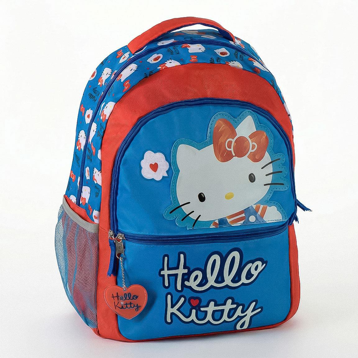 Mochila escolar hello kitty