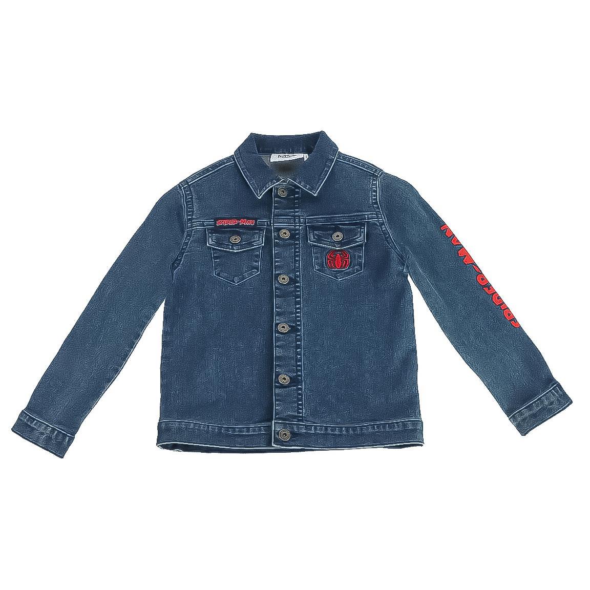Chaqueta denim spiderman