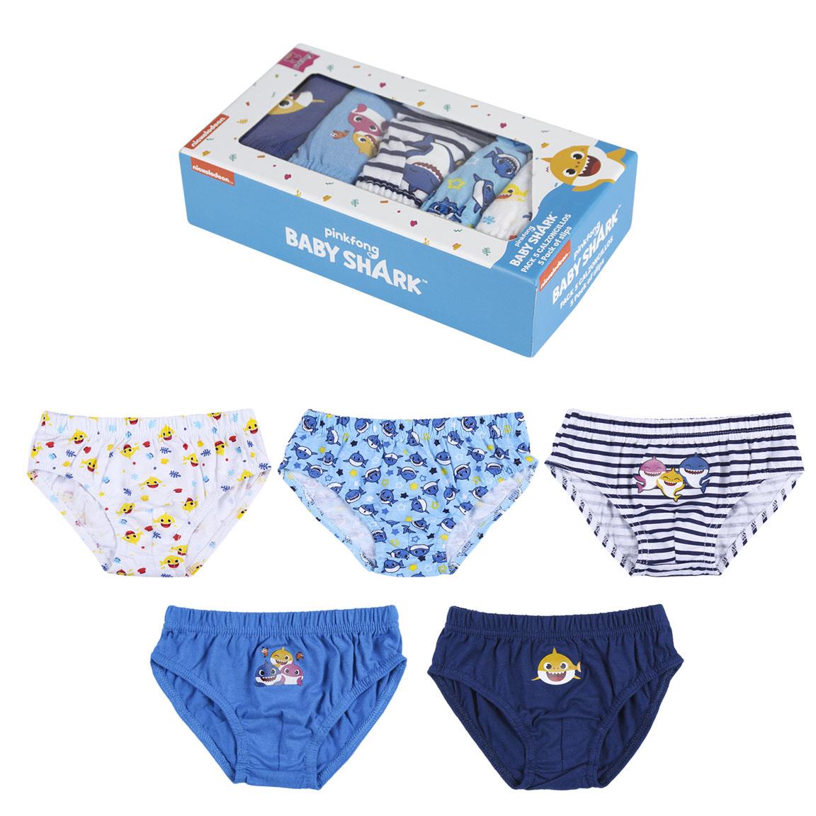 Pack calzoncillos 5 piezas baby shark