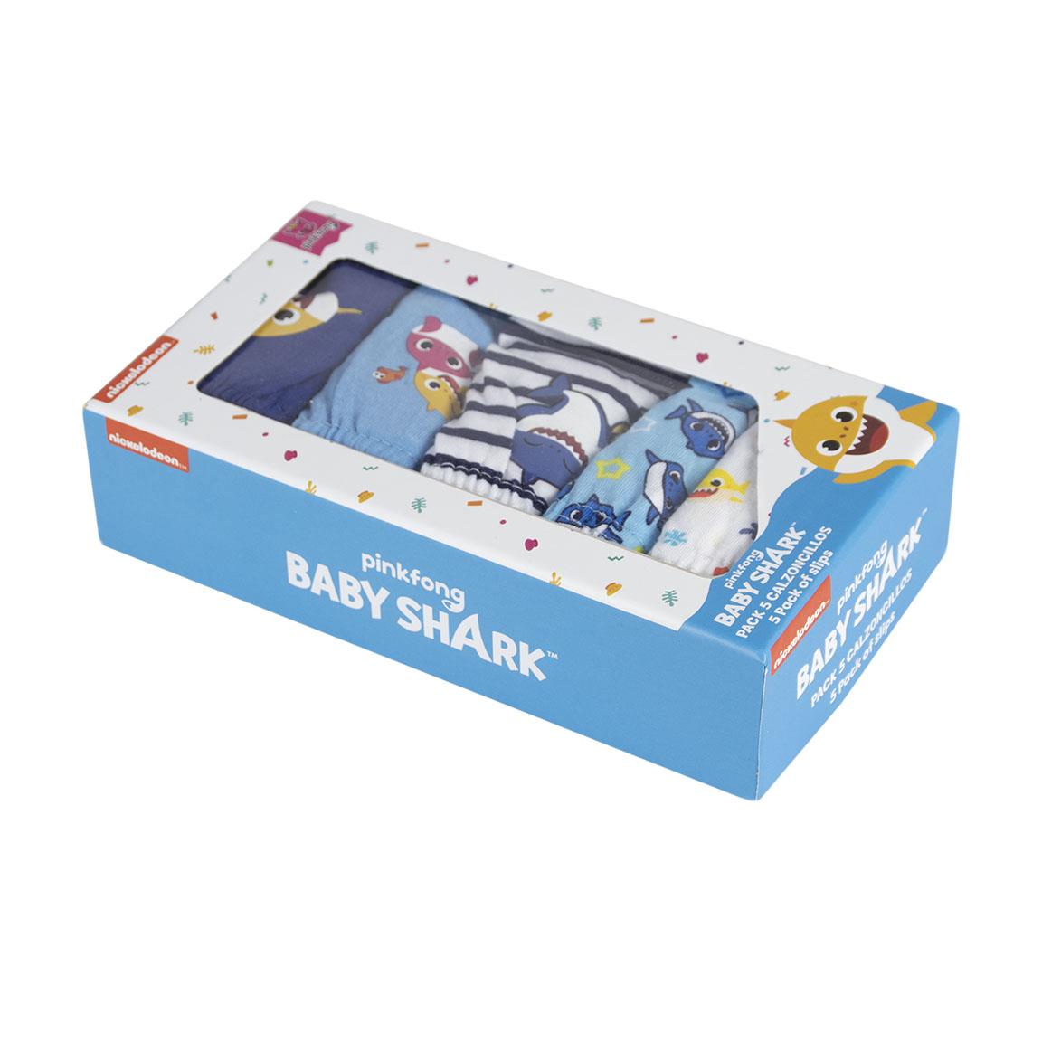 Pack calzoncillos 5 piezas baby shark