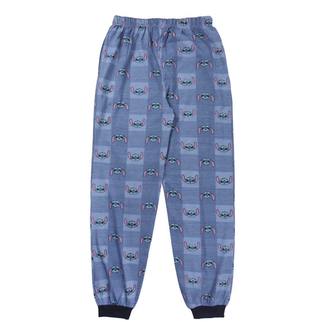 Pijama largo single jersey stitch