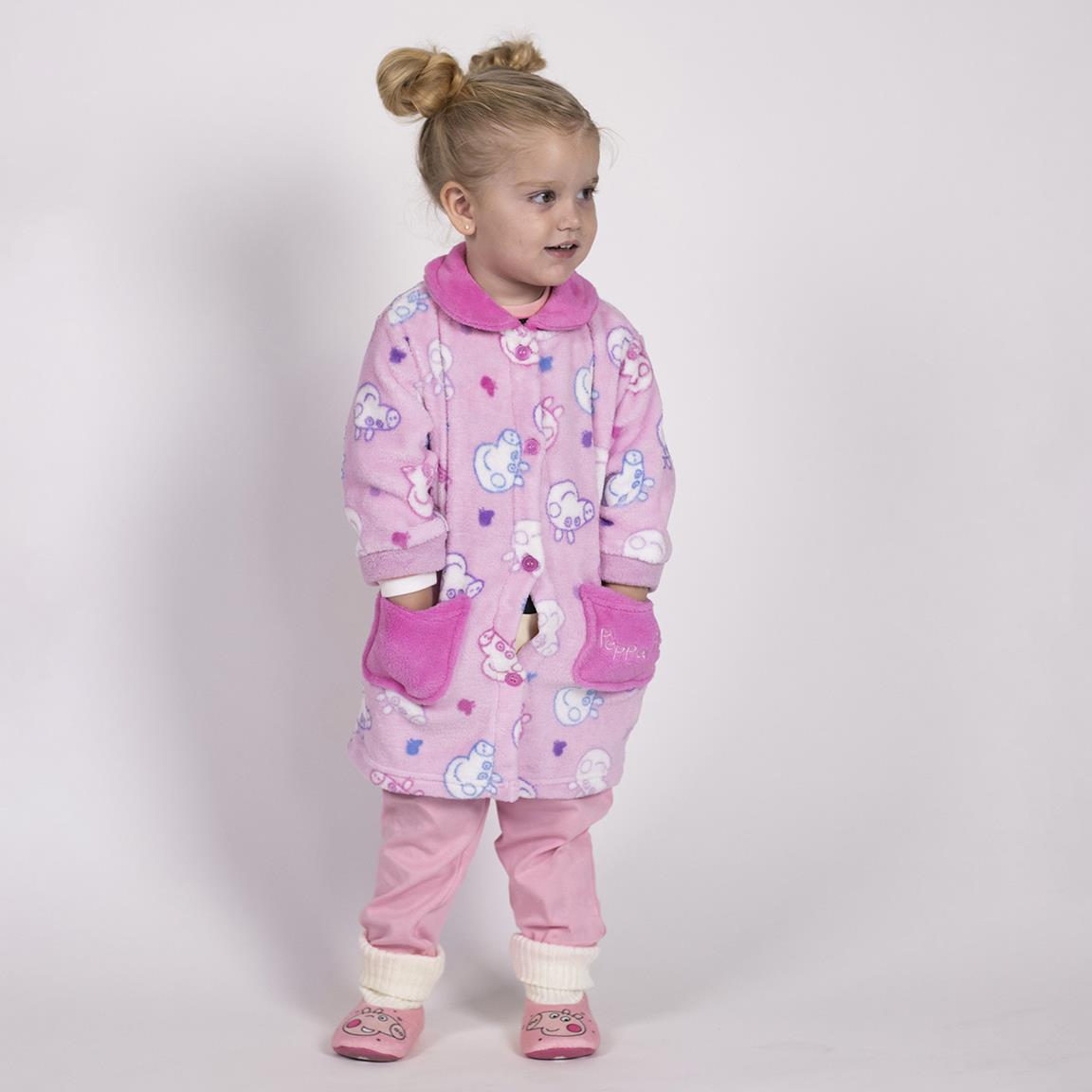 Batín coral fleece peppa pig