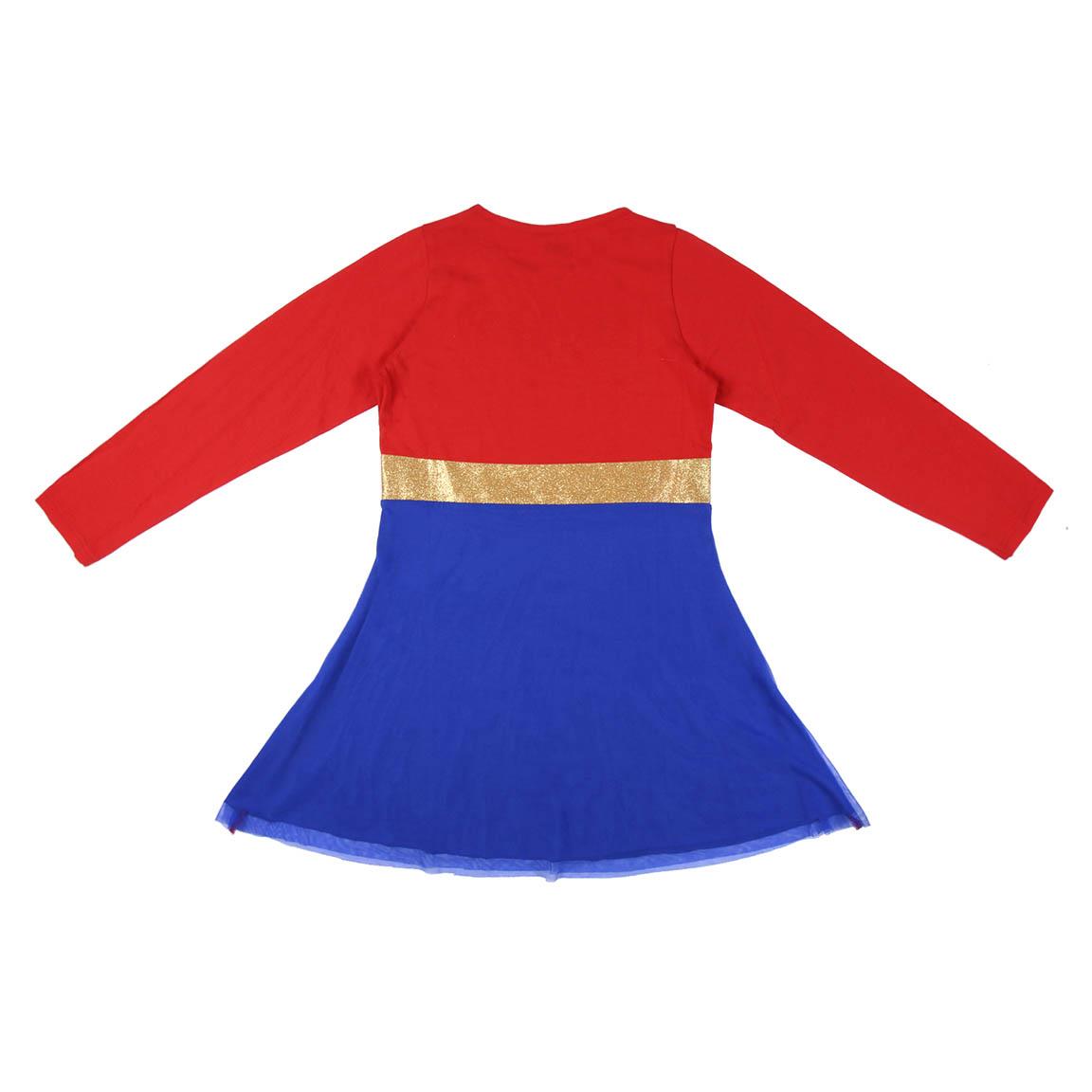 Vestido single jersey tutu wonder woman