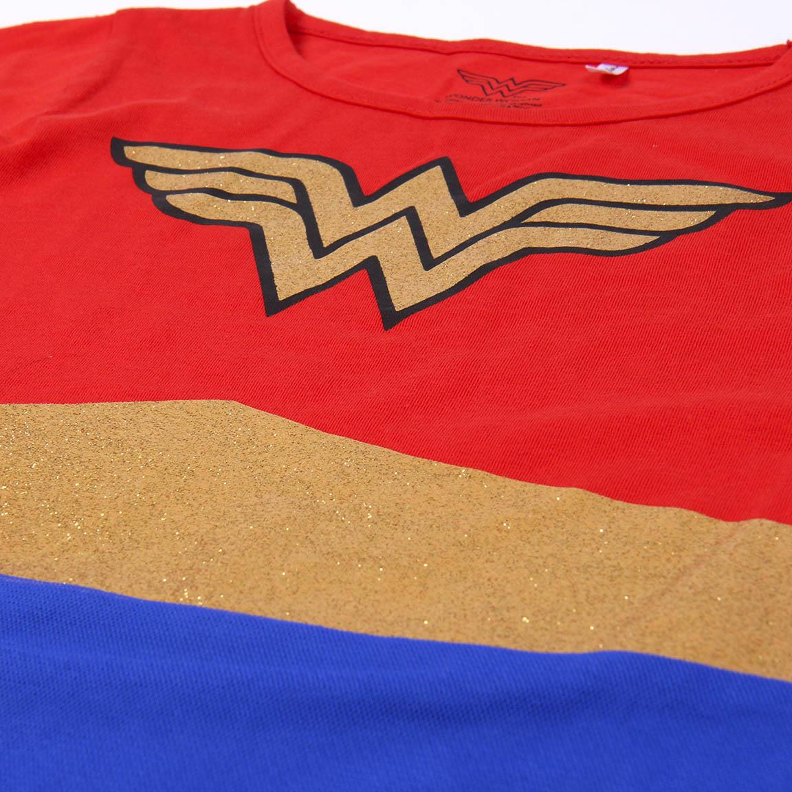 Vestido single jersey tutu wonder woman