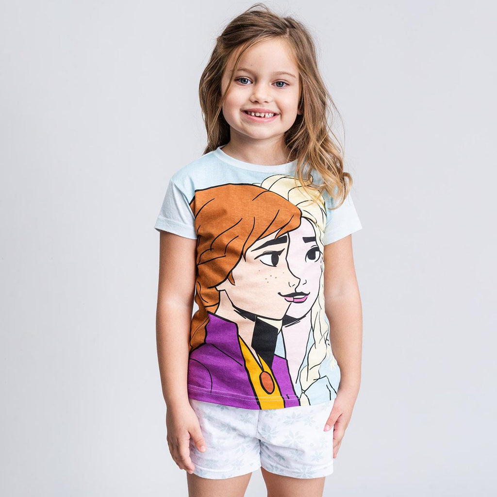 Pijama corto single jersey punto frozen
