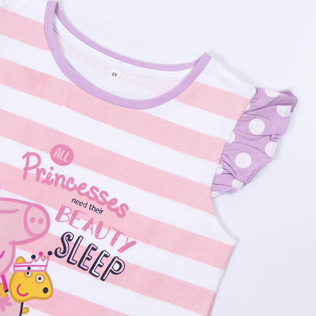 Pijama corto single jersey tirantes peppa pig