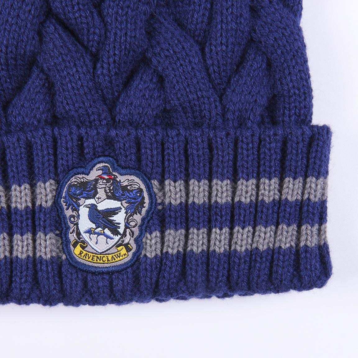 Gorro tricot pompom harry potter ravenclaw