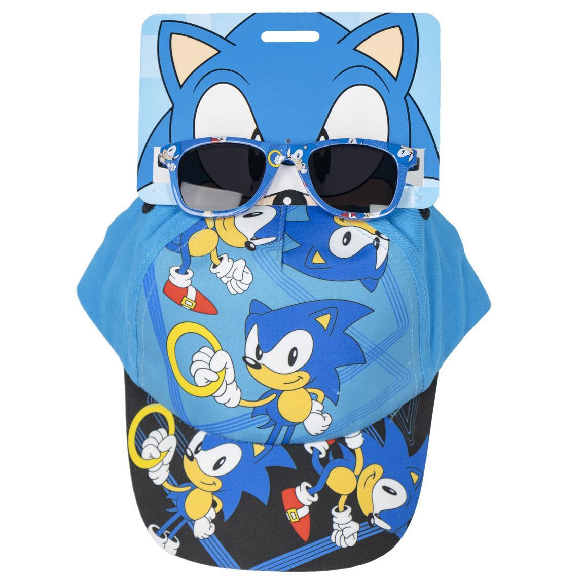Gorra set gafas de sol sonic