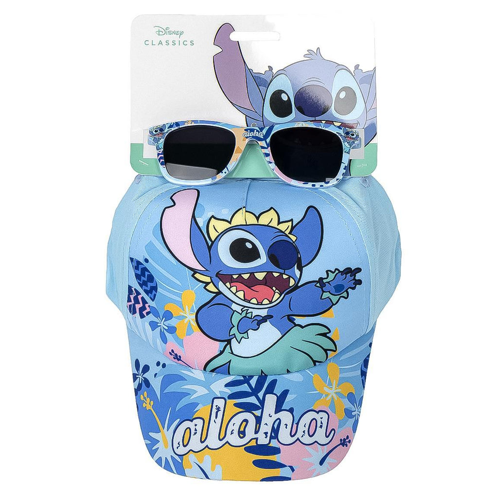 Gorra set gafas de sol stitch