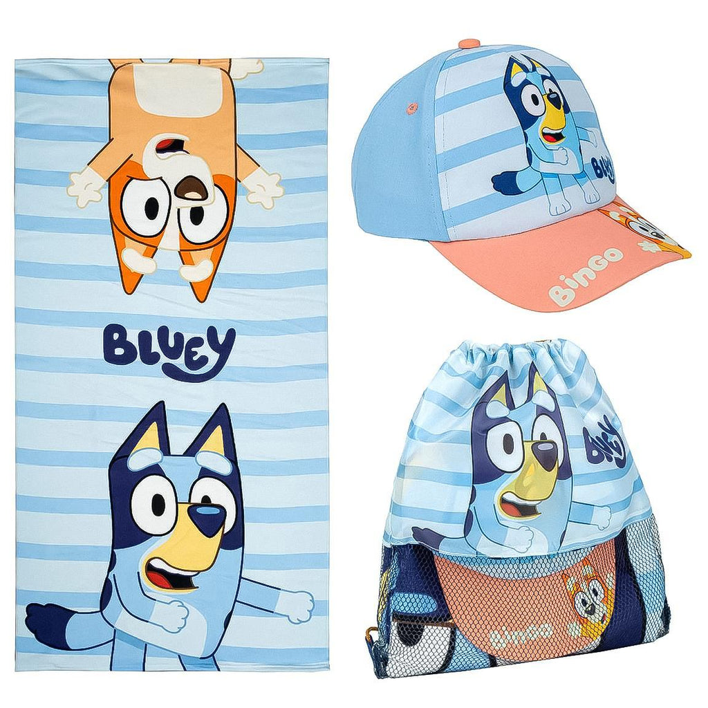 Toalla set saquito bluey