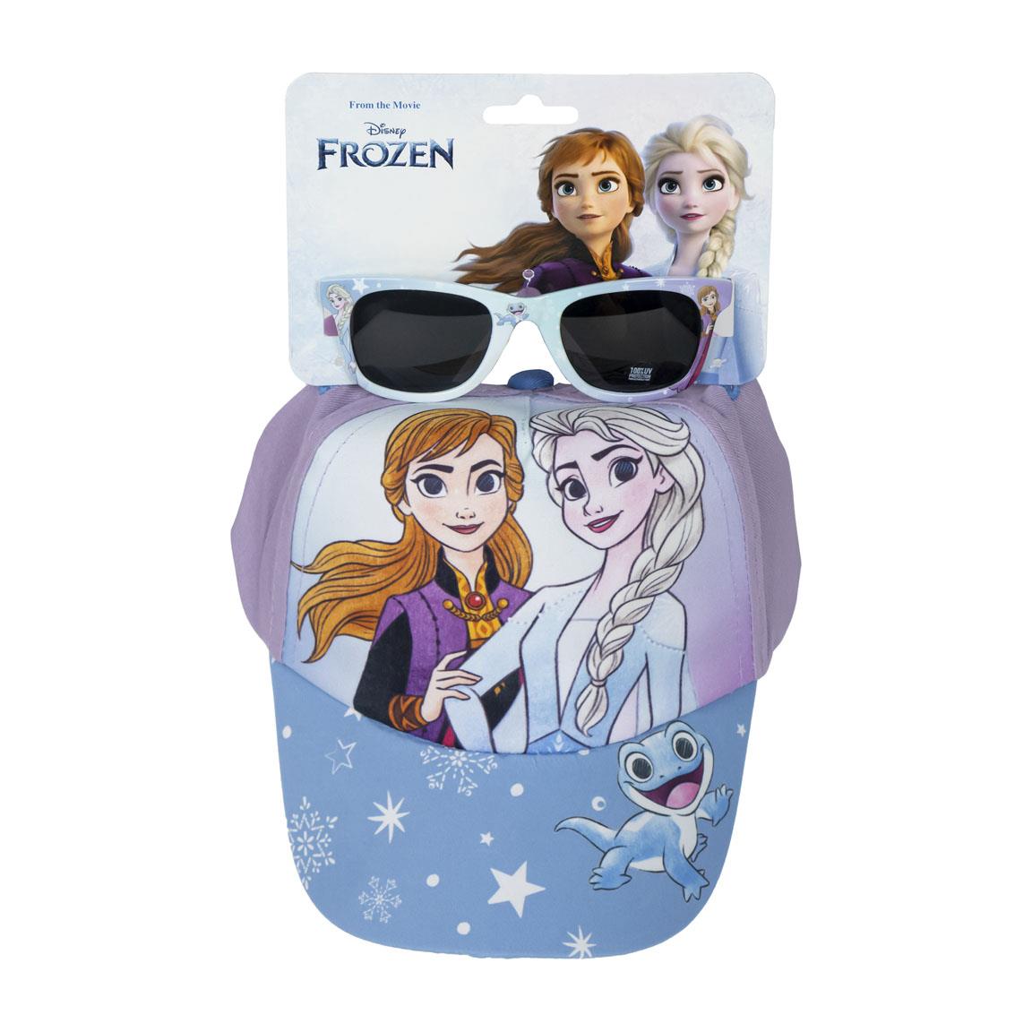 Gorra set gafas de sol frozen