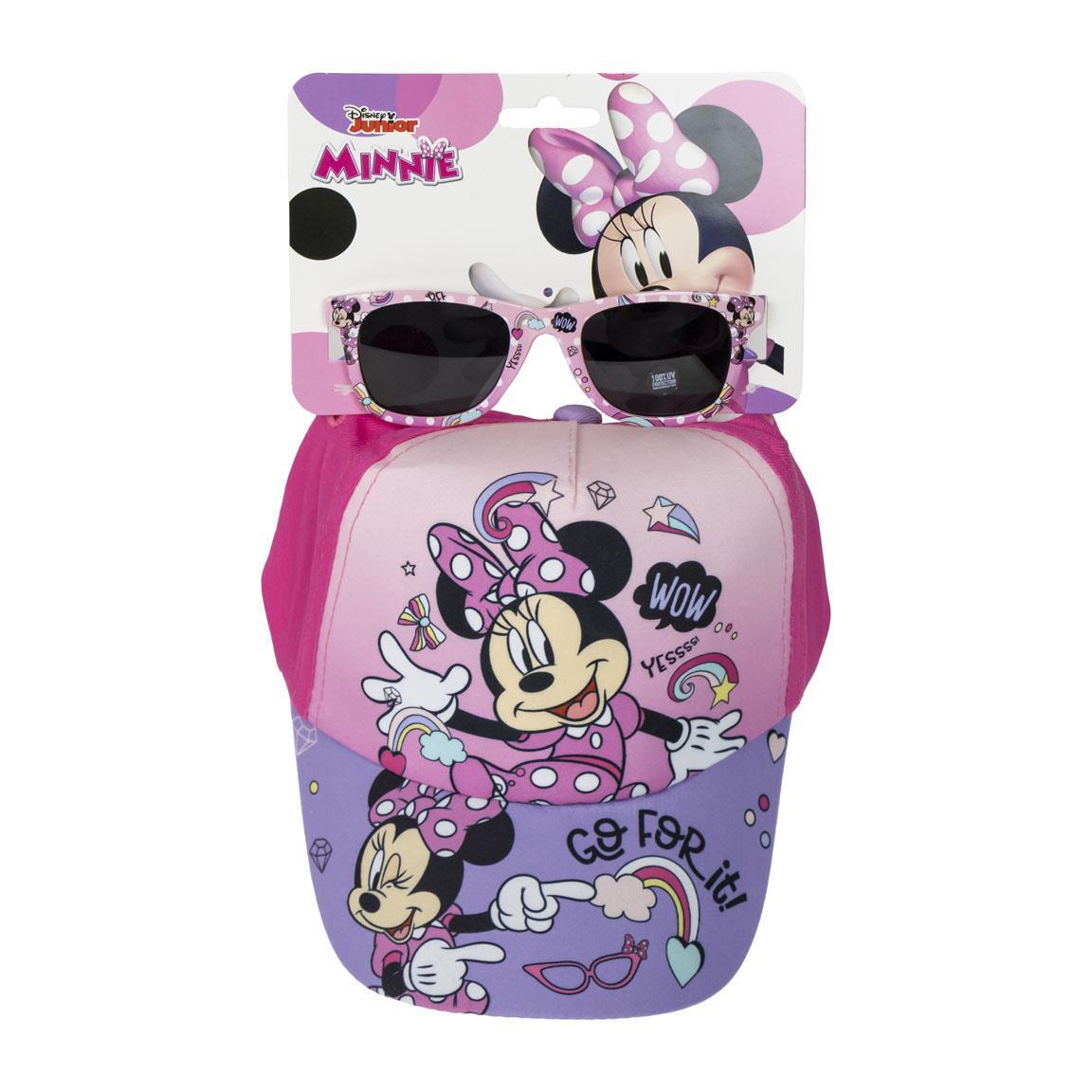 Gorra set gafas de sol minnie