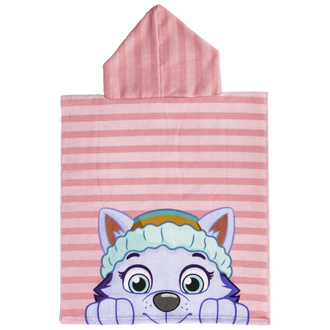 Poncho microfibra paw patrol skye