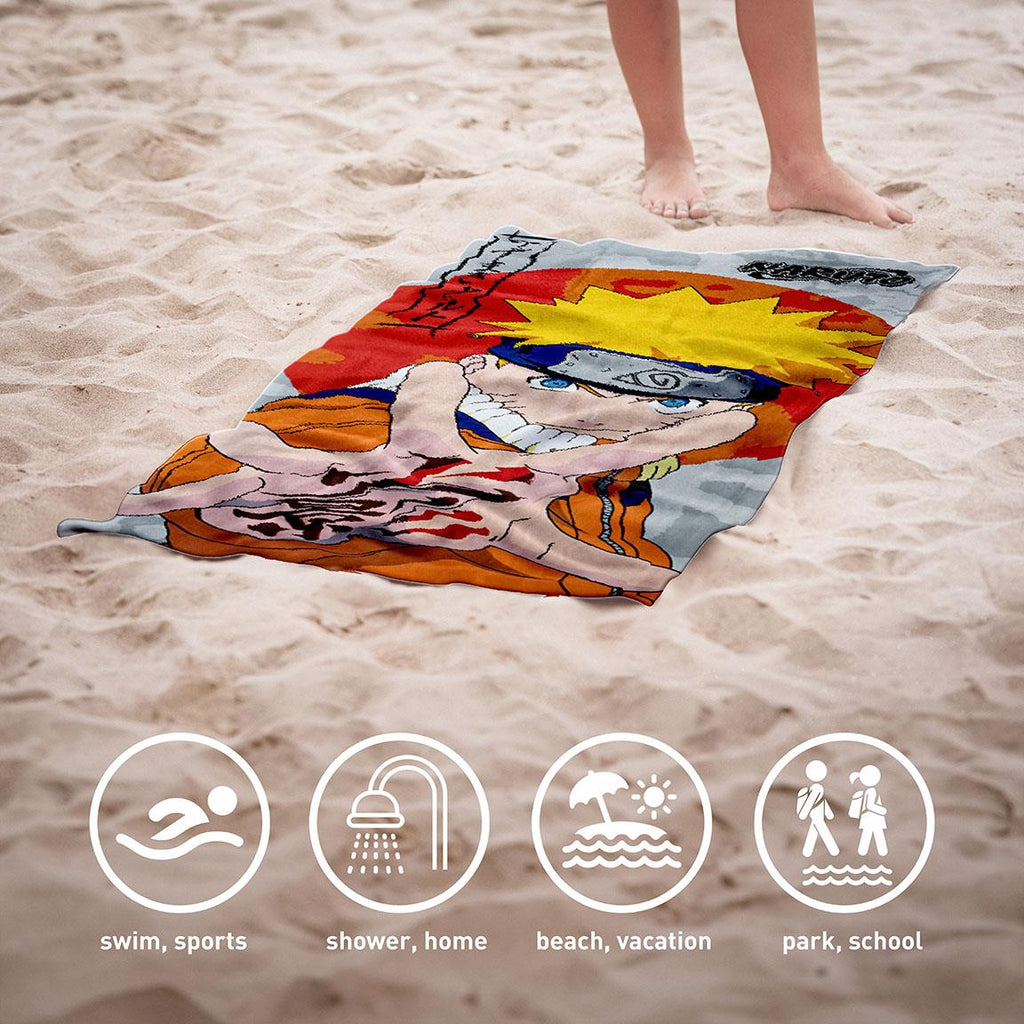 Toalla microfibra naruto