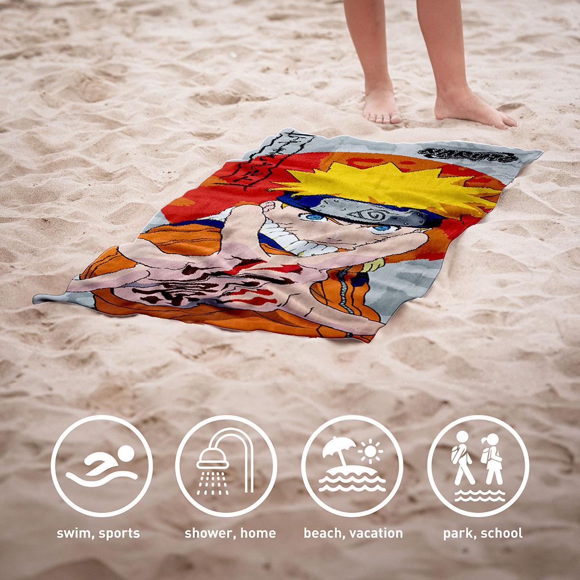 Toalla microfibra naruto