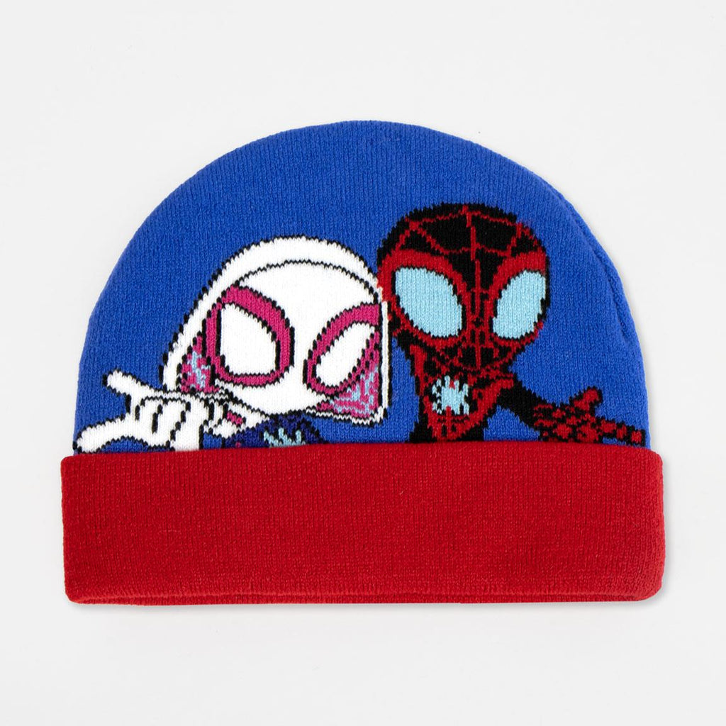 Gorro punto aplicaciones spidey
