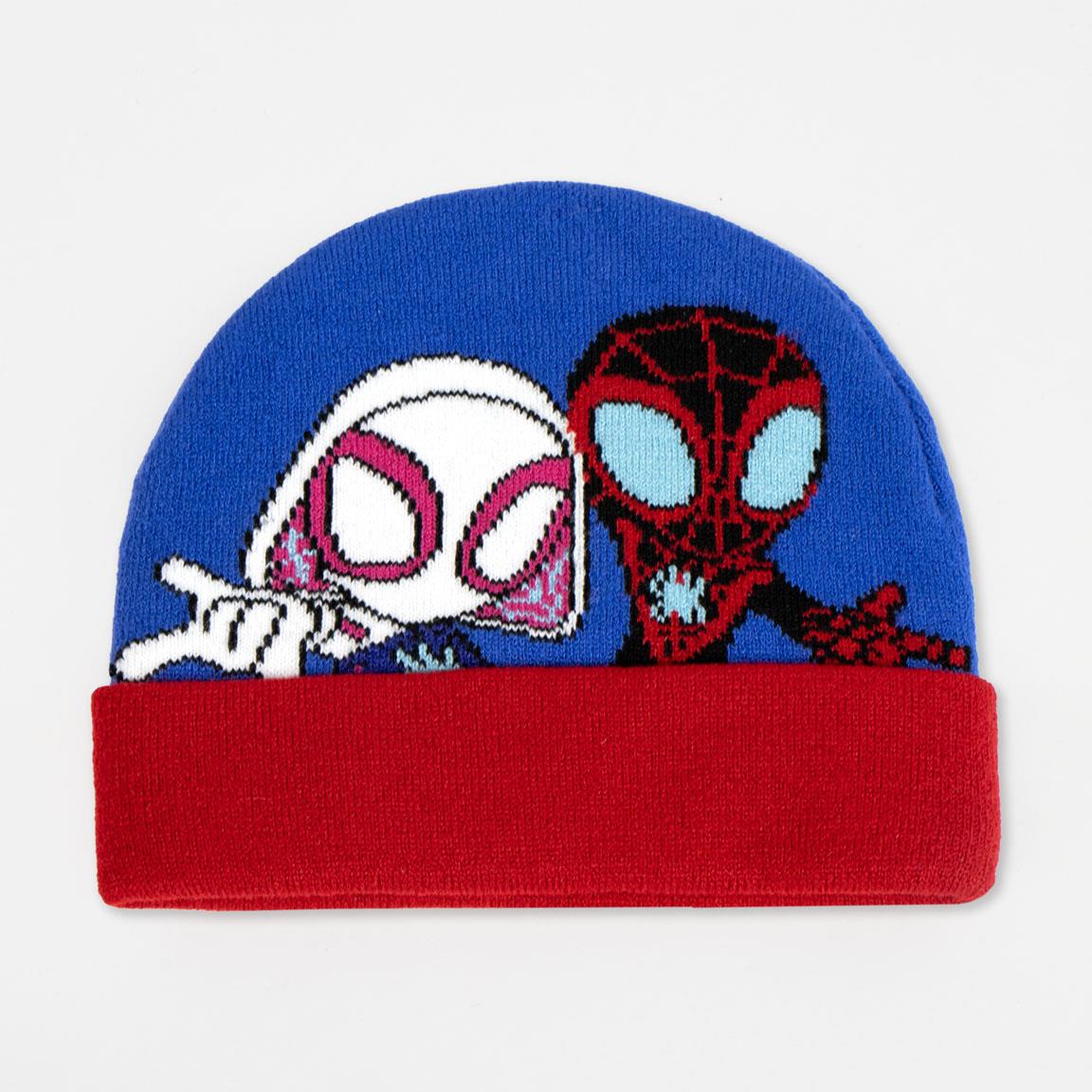 Gorro punto aplicaciones spidey