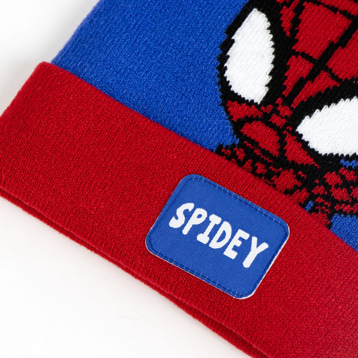 Gorro punto aplicaciones spidey