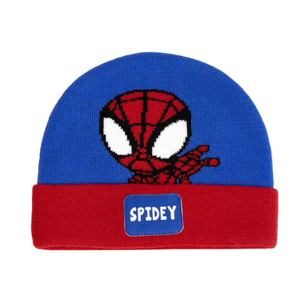 Gorro punto aplicaciones spidey