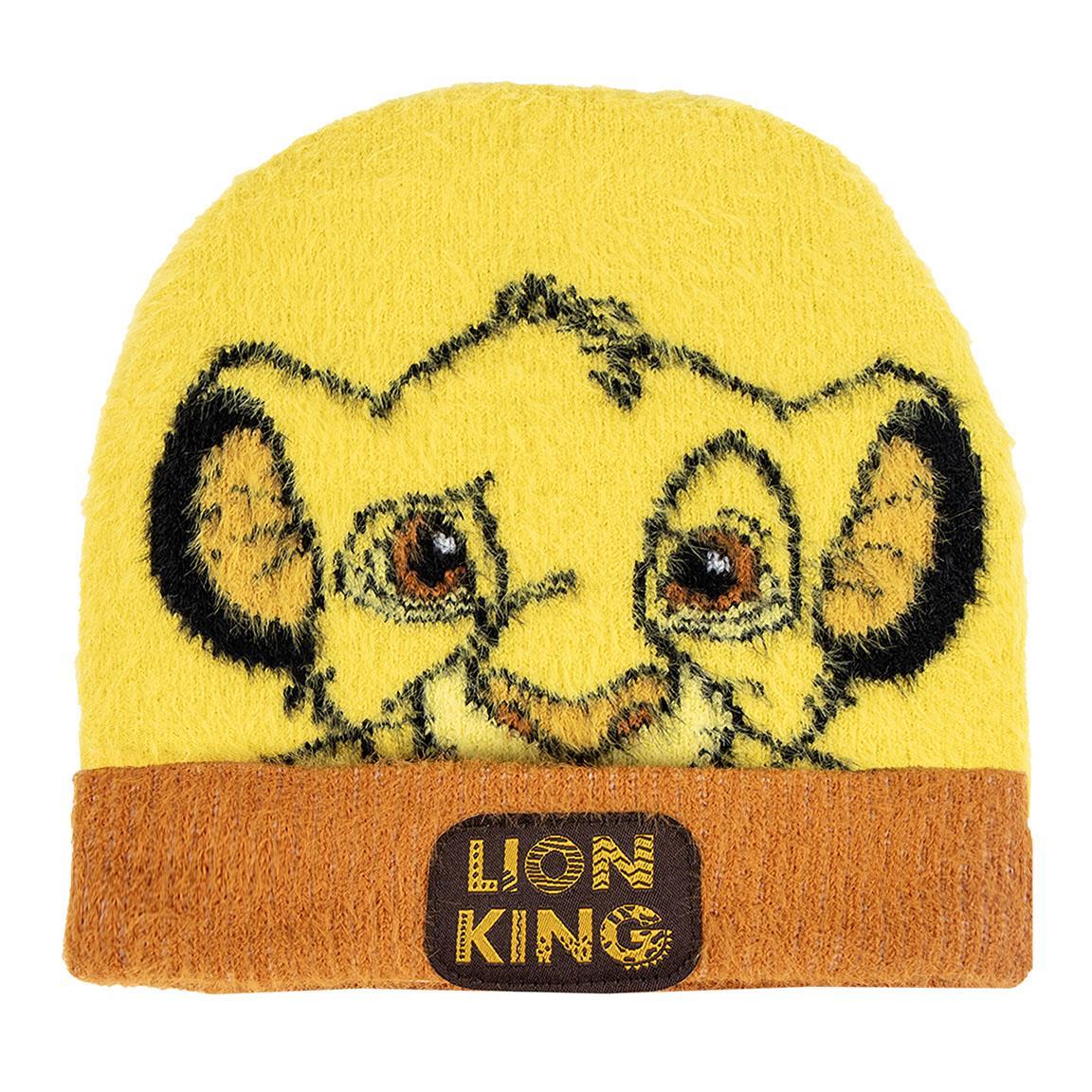 Gorro punto aplicaciones lion king