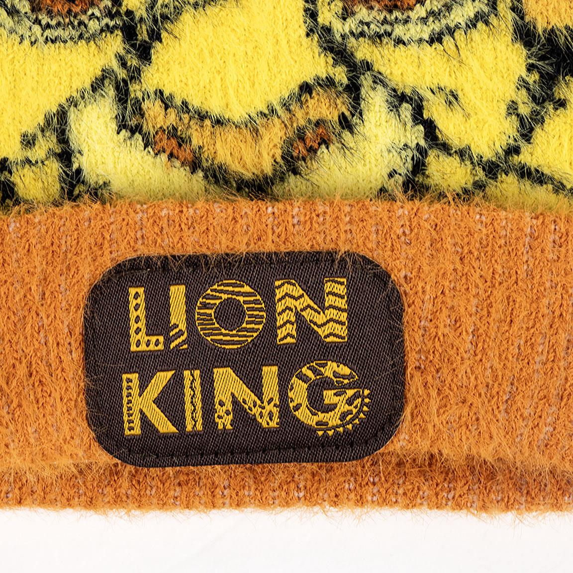 Gorro punto aplicaciones lion king
