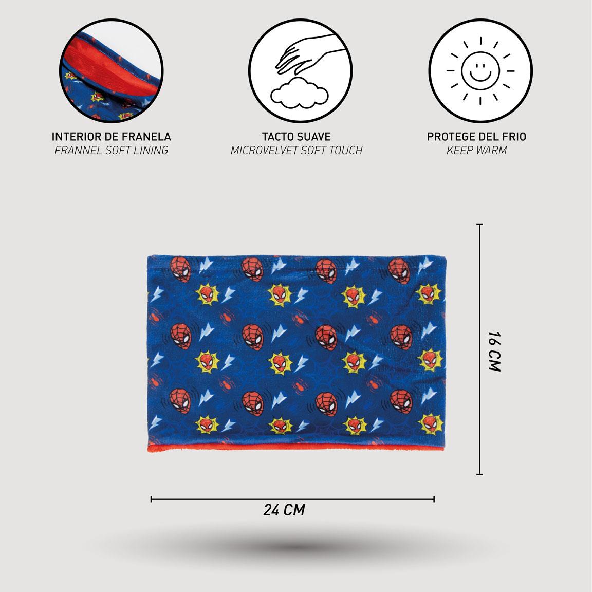 Braga cuello spiderman