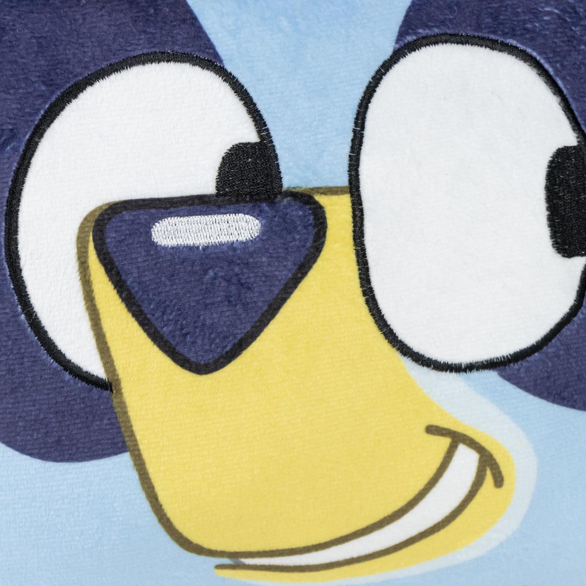 Cojin con aplicaciones bluey