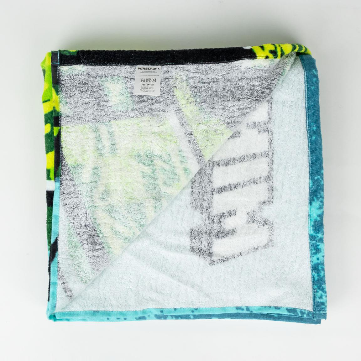 Toalla algodón premium minecraft