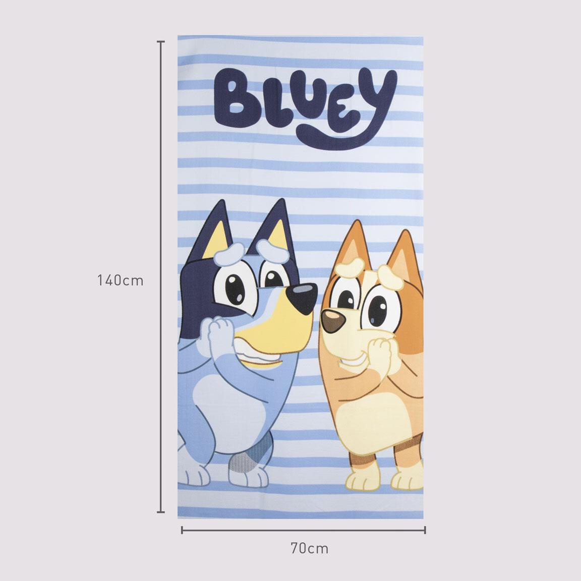 Toalla microfibra bluey