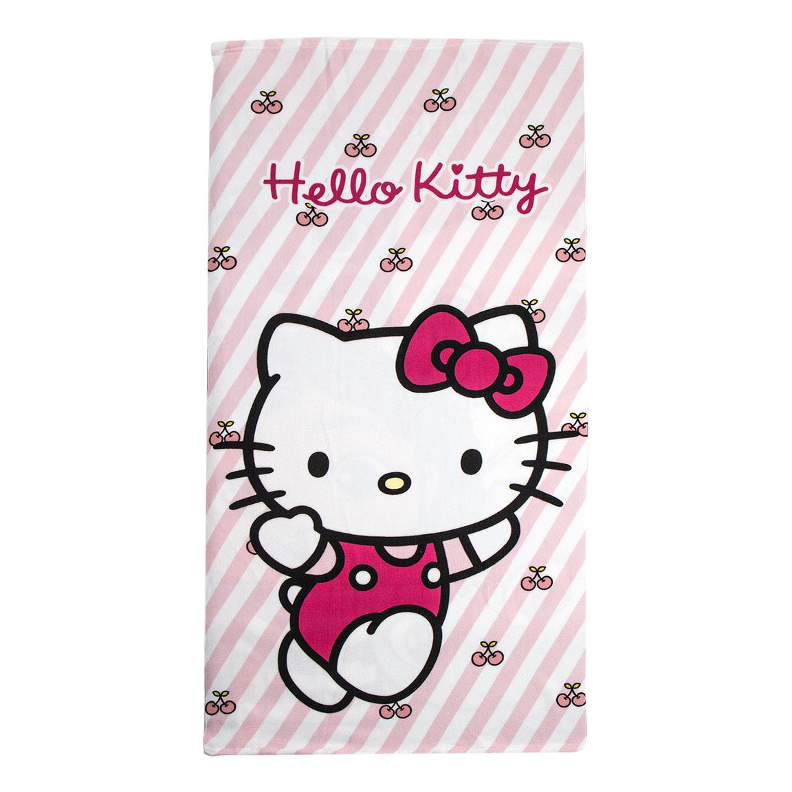 Toalla microfibra hello kitty