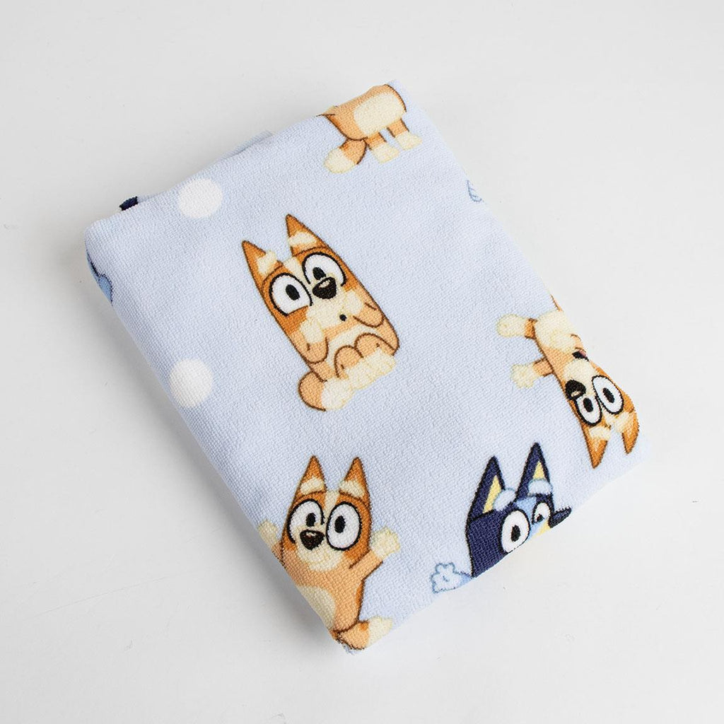 Poncho microfibra bluey