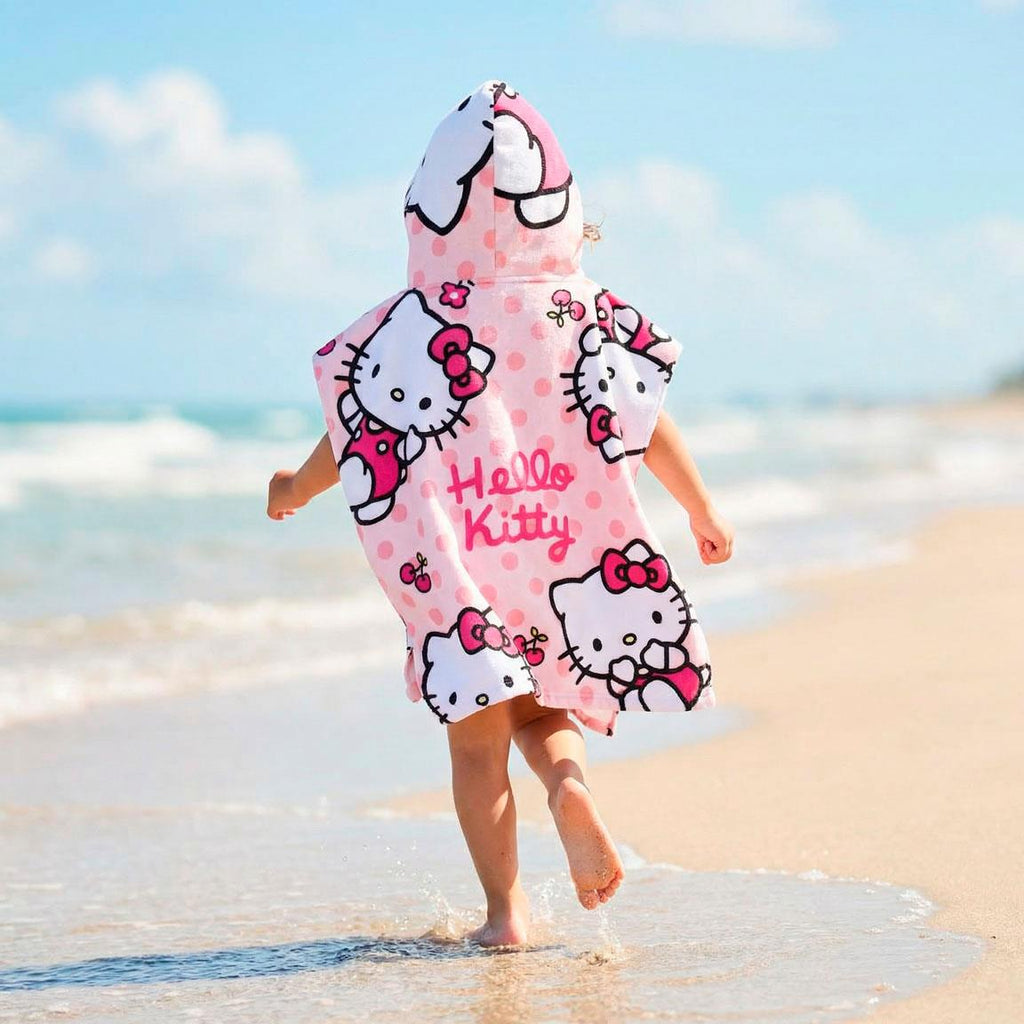 Poncho microfibra hello kitty