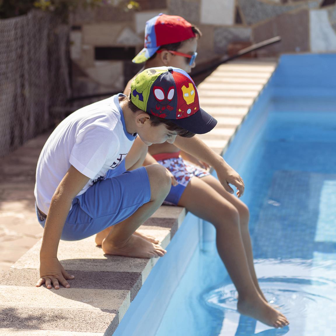 Gorra visera curva spidey