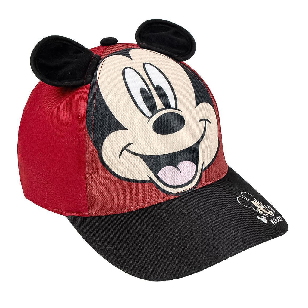 Gorra visera curva aplicaciones mickey