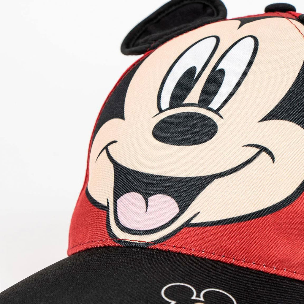 Gorra visera curva aplicaciones mickey