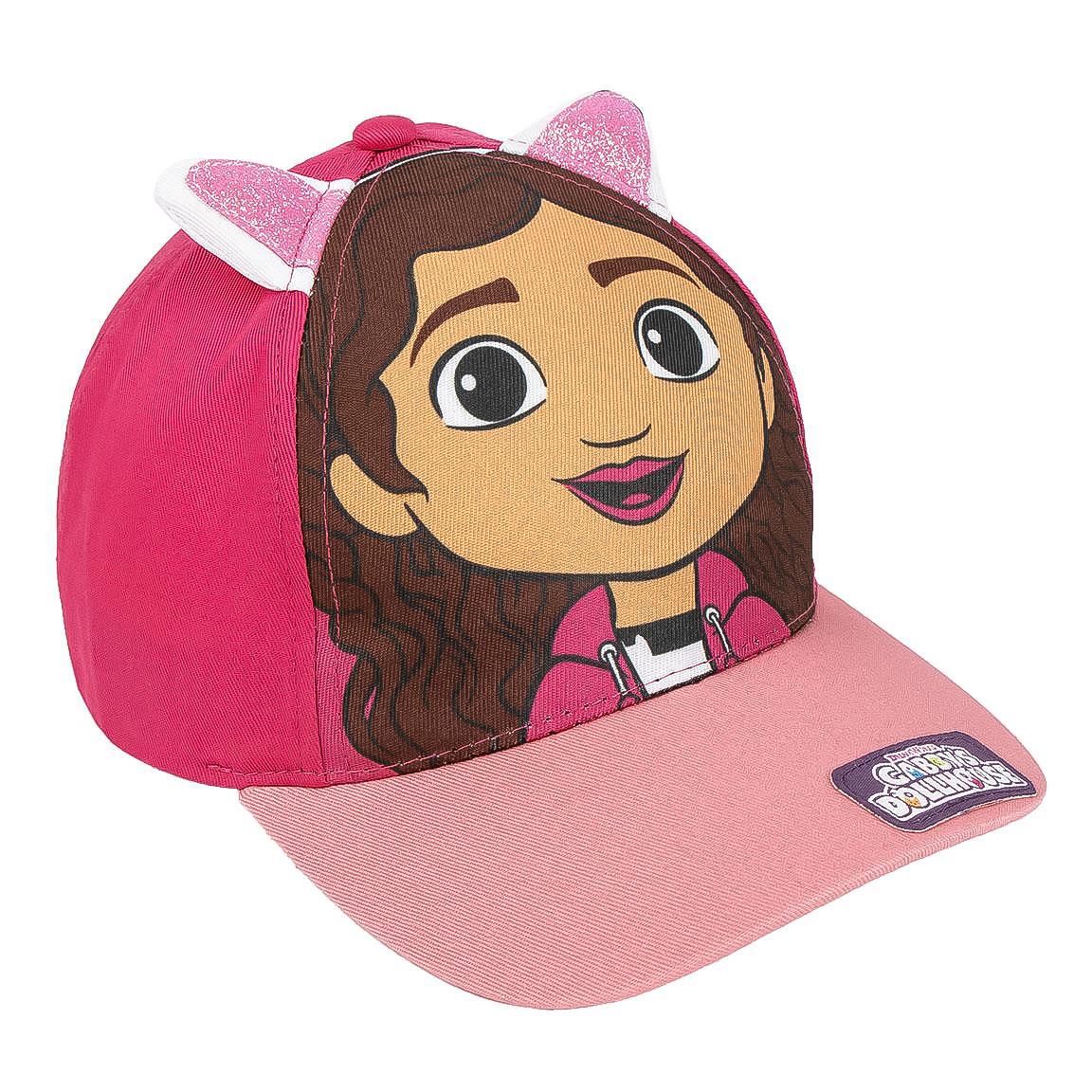 Gorra visera curva aplicaciones gabby´s dollhouse