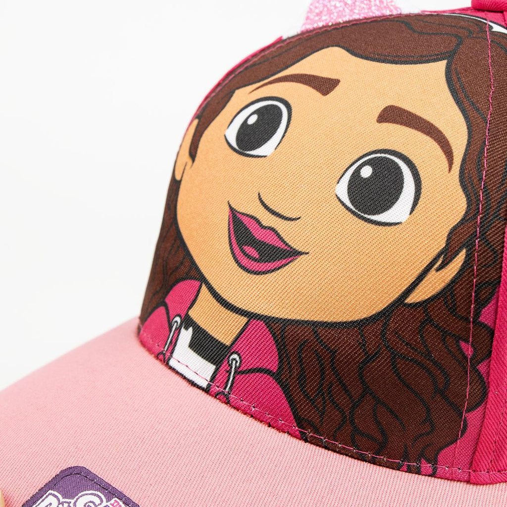 Gorra visera curva aplicaciones gabby´s dollhouse