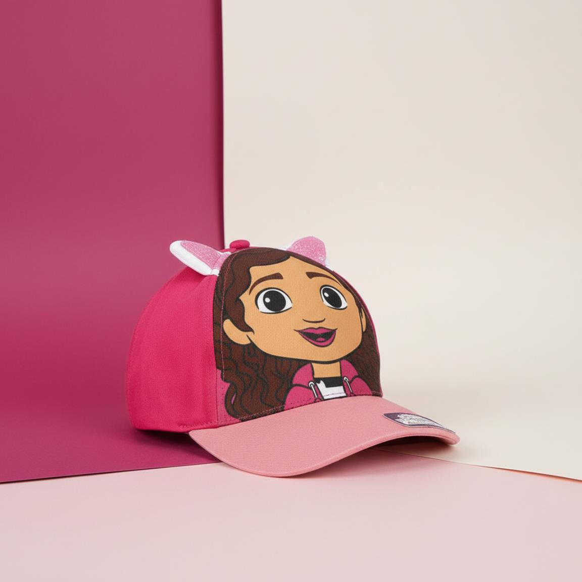 Gorra visera curva aplicaciones gabby´s dollhouse