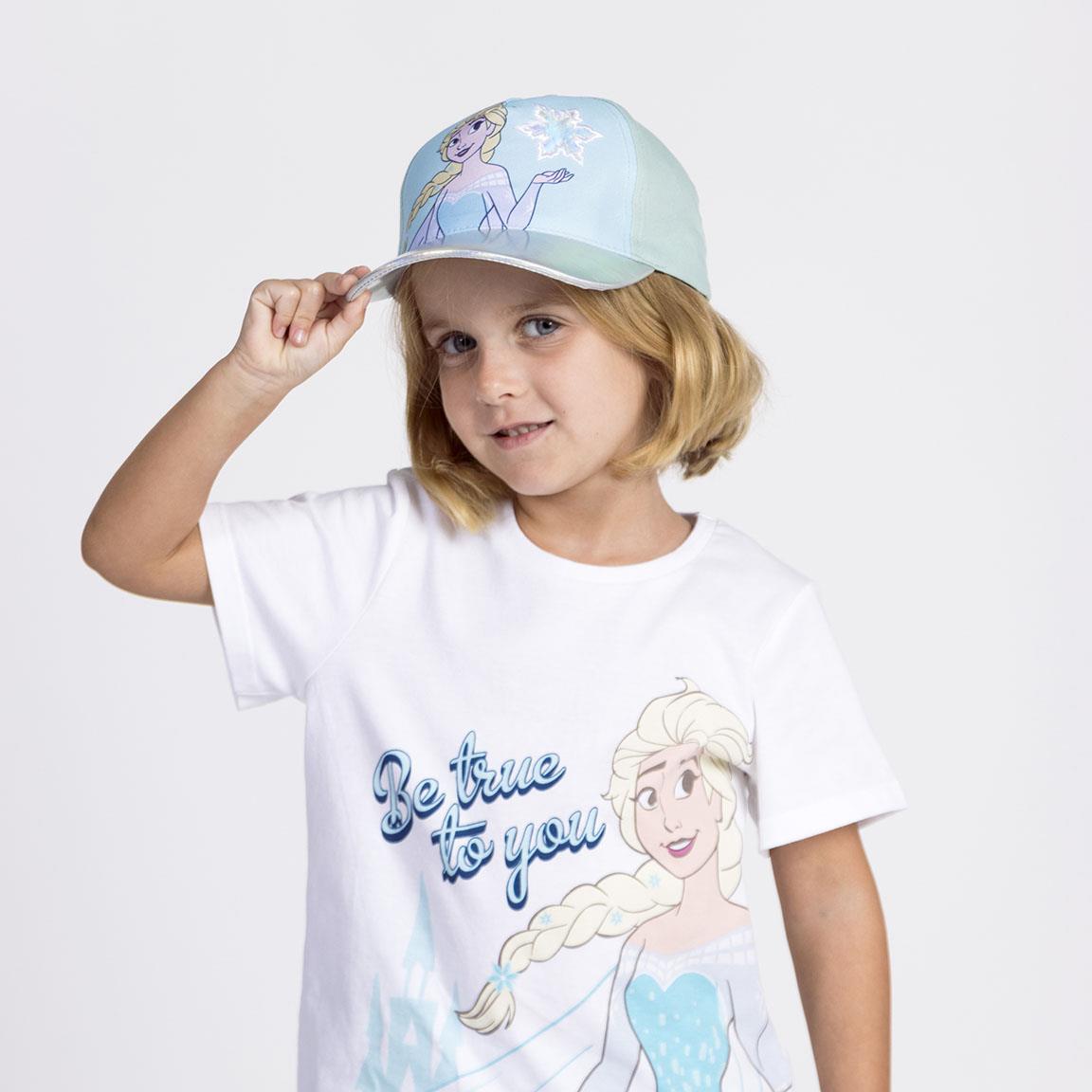 Gorra visera curva aplicaciones frozen