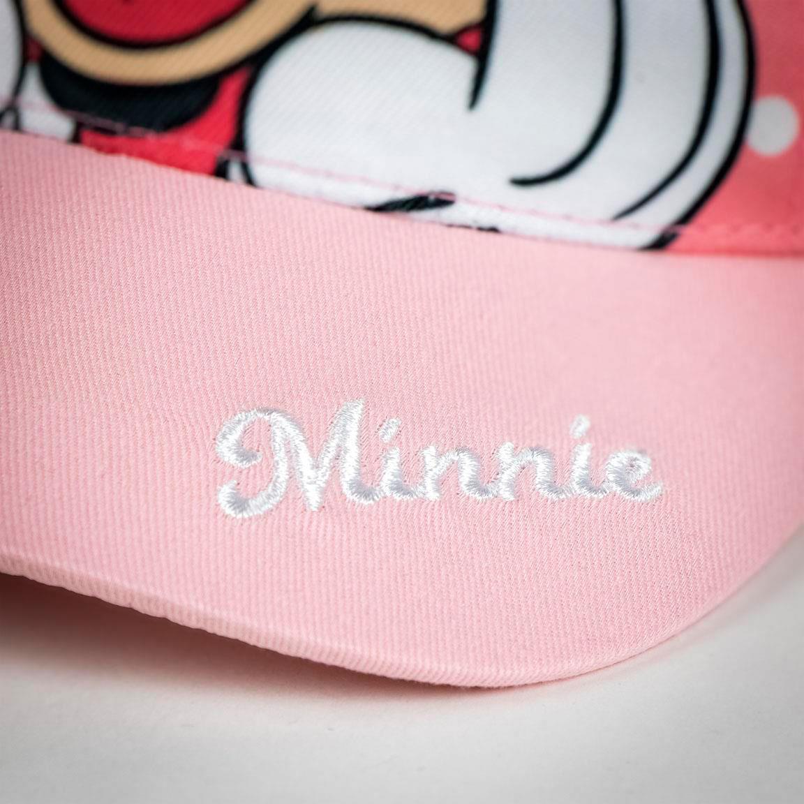 Gorra visera curva aplicaciones minnie