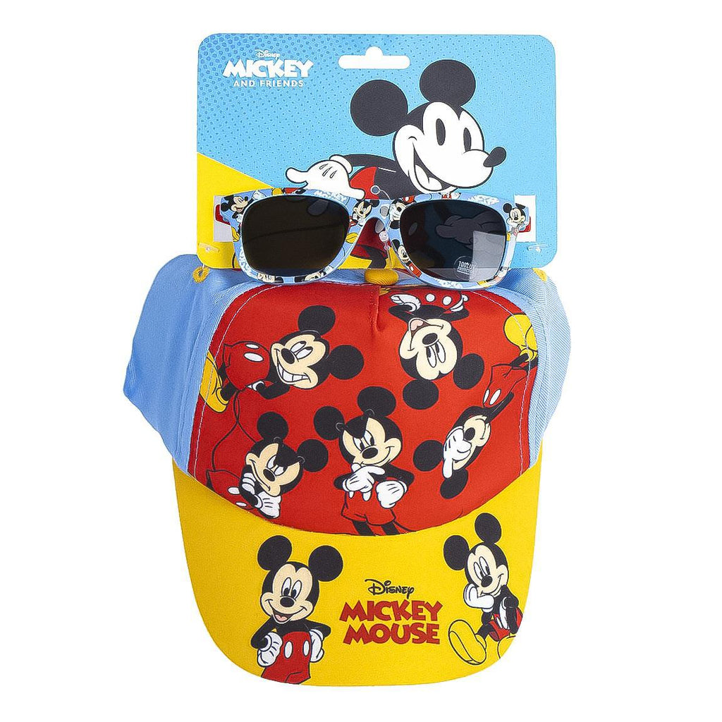 Gorra set gafas de sol mickey