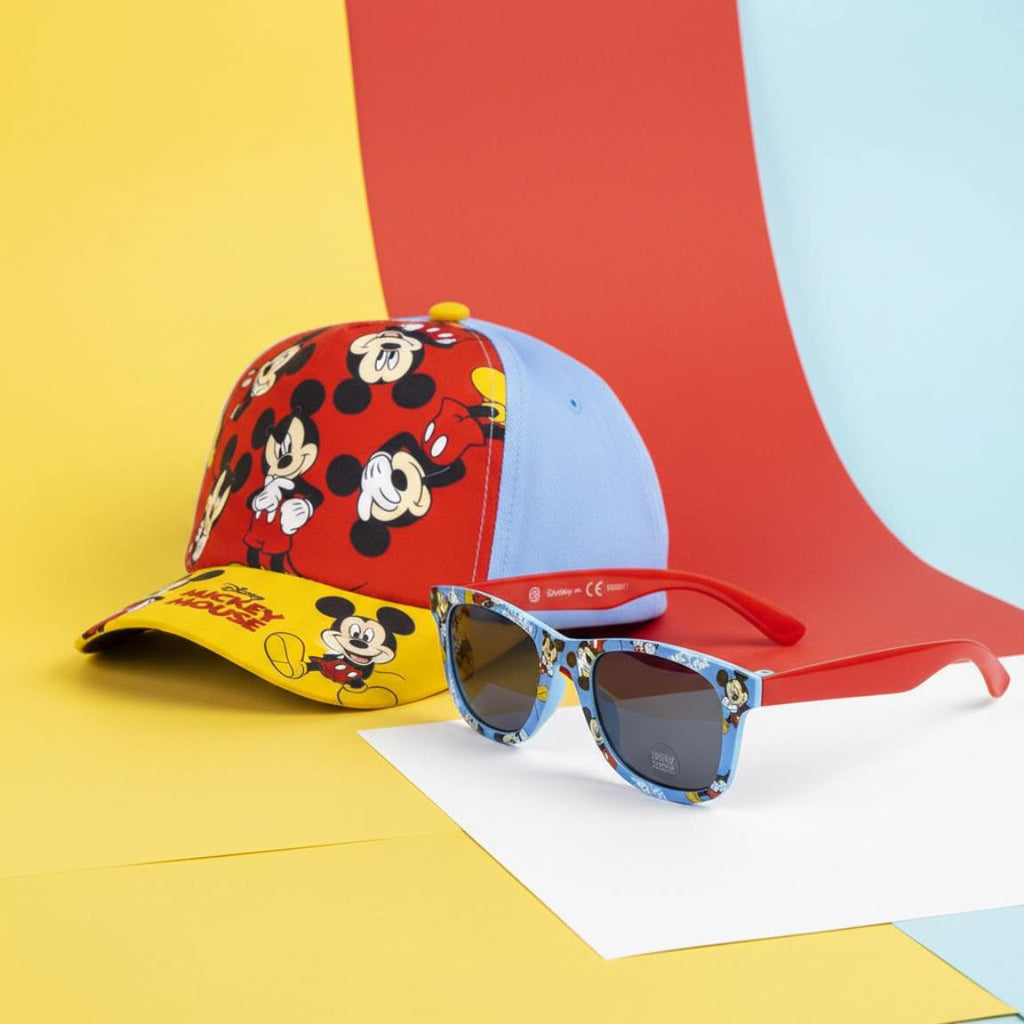 Gorra set gafas de sol mickey