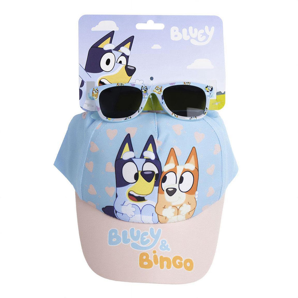 Gorra set gafas de sol bluey
