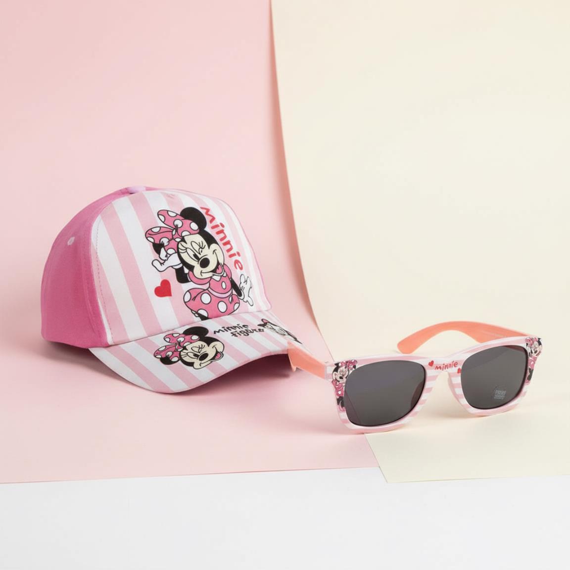 Gorra set gafas de sol minnie