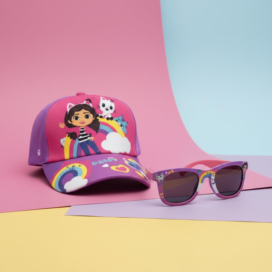 Gorra set gafas de sol gabby´s dollhouse