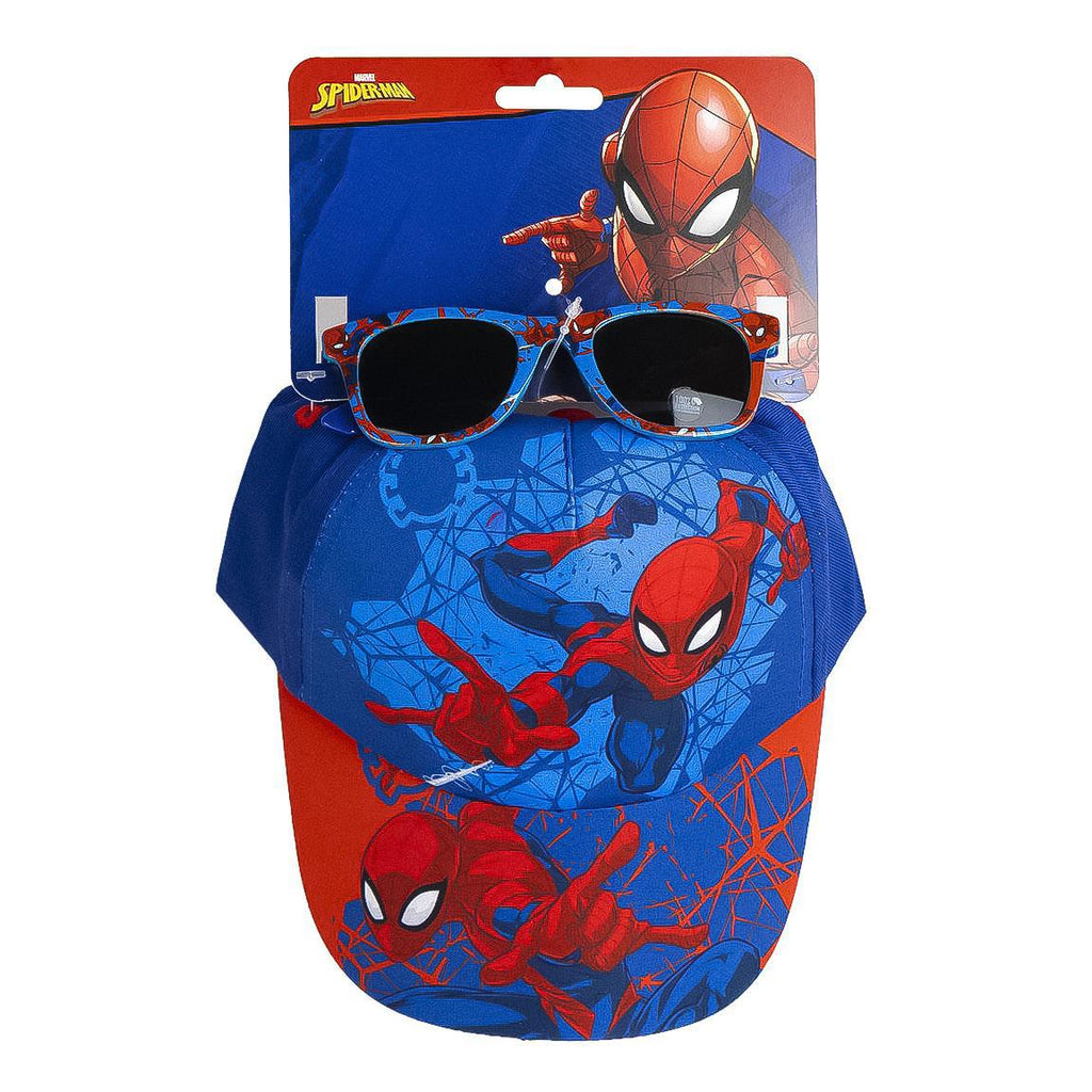 Gorra set gafas de sol spiderman