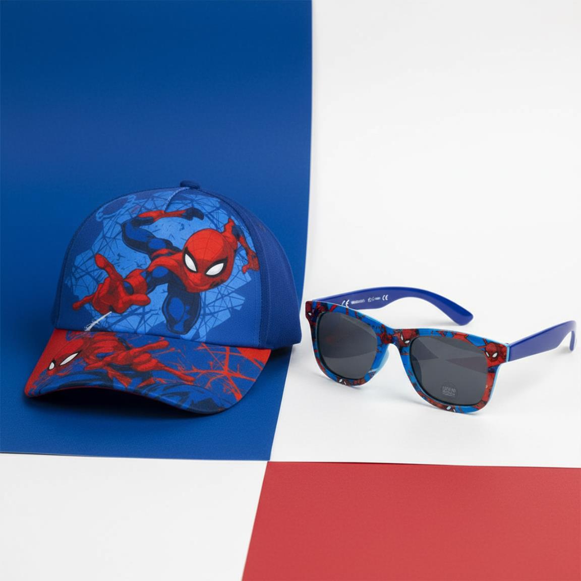 Gorra set gafas de sol spiderman