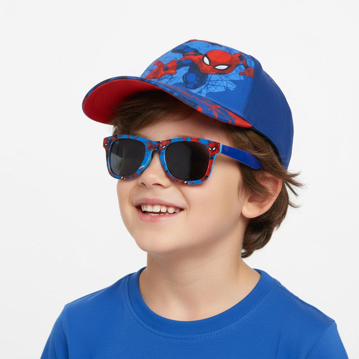 Gorra set gafas de sol spiderman